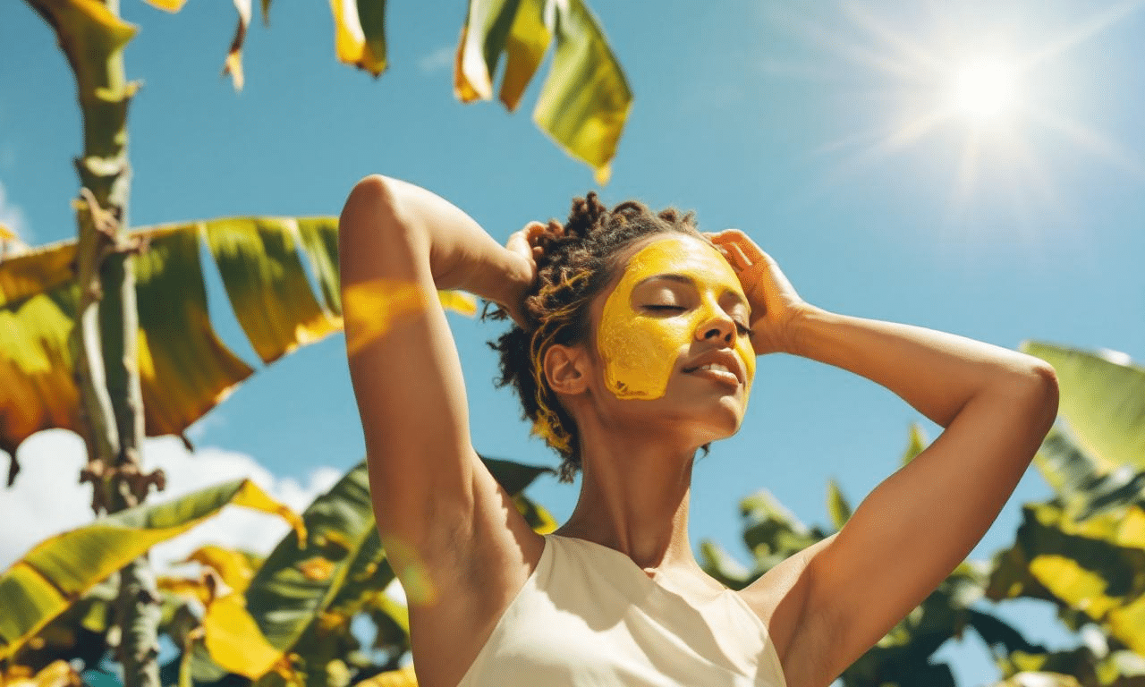 Non crederai ai benefici dell’uso della buccia di banana per la crescita dei capelli in estate