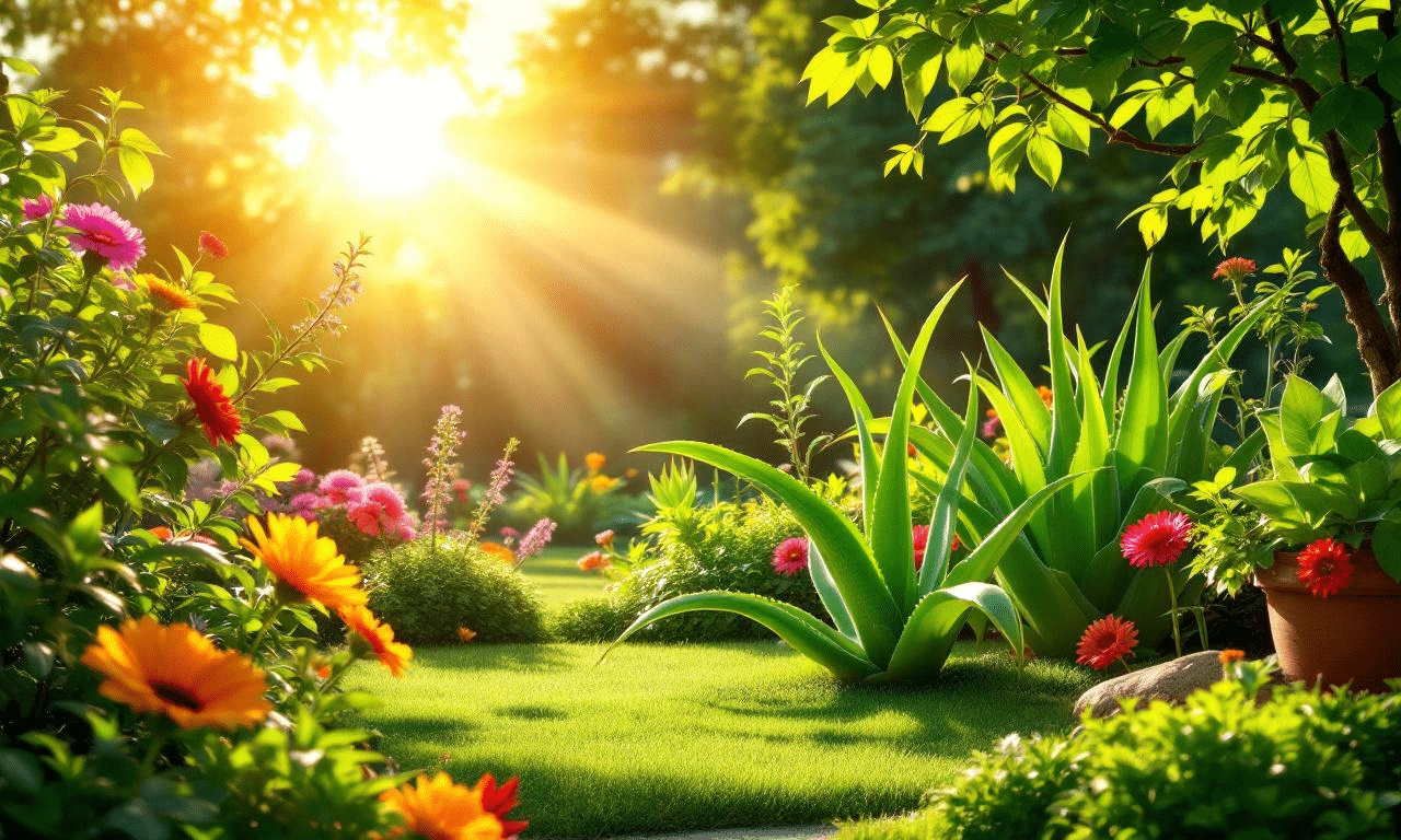 Il potere del gel di aloe vera per le piante bruciate dal sole